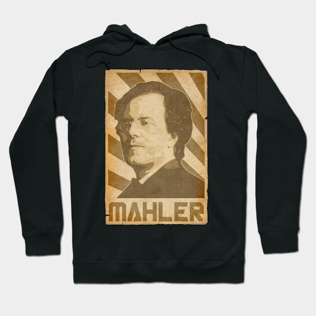 Gustav Mahler Retro Propaganda Hoodie by Nerd_art